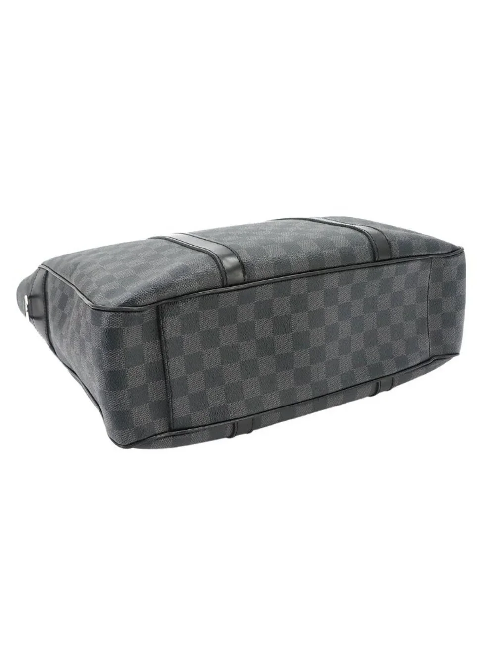 Louis Vuitton Damier Graphite Tadao 2-Way Tote Shoulder Bag Black Gray